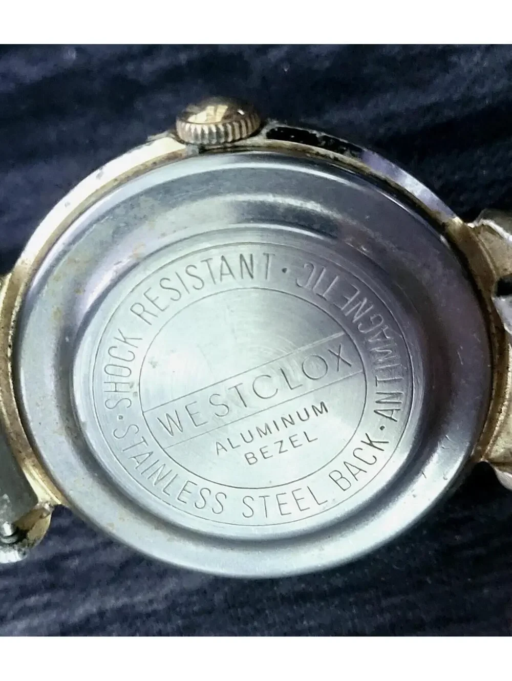 Rare‎ Vintage Wesclox Westport Mechanical Mens Watch Runs